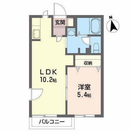 グランシード津志田Ａの物件間取画像